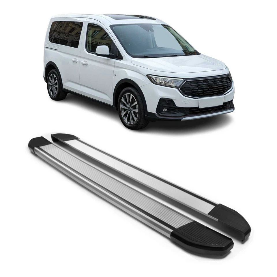 OMAC Trittbretter Ford Tourneo Connect 2019-21 L1 FL Aluminium 2-tlg. rutschfest