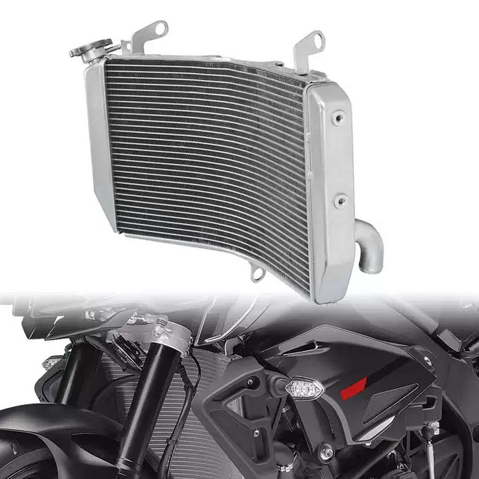 Zaddox Wasser-Kühler Yamaha MT-10 / SP 16-25 Aluminium silber