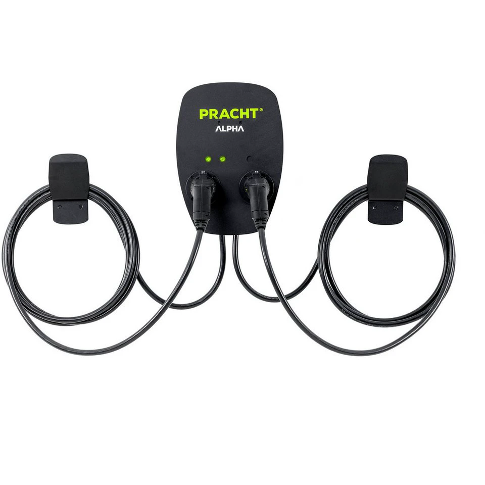 Pracht Wallbox ALPHA DUO Elektroauto-Ladestation 2 Ladepunkte 2,3 - 11