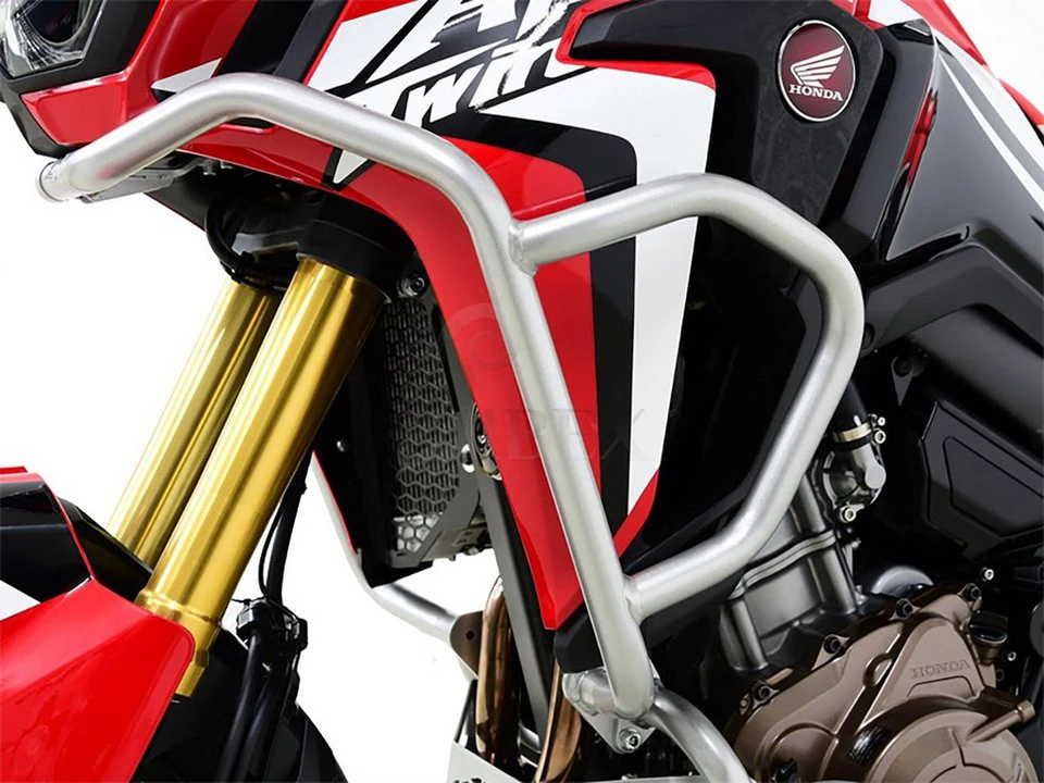 ZIEGER Motor-Schutzhülle Sturzbügel Verkleidung Honda CRF 1000 L Africa Twin SD04 silber 2016-17