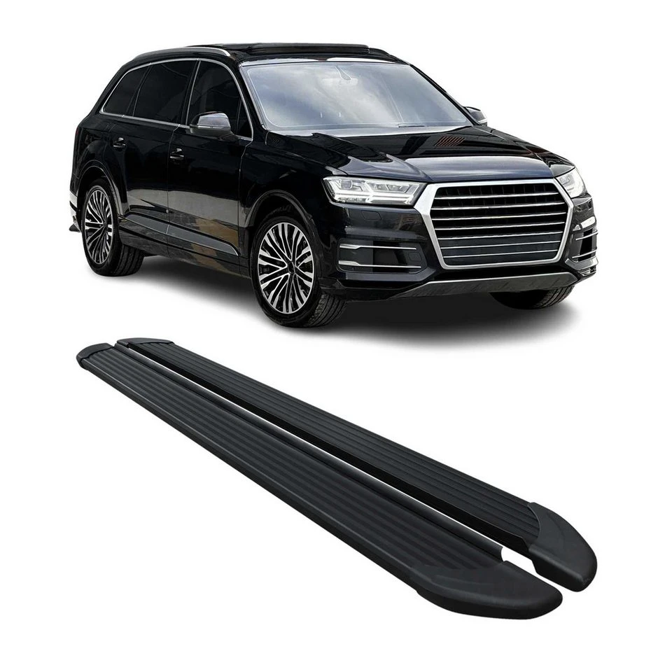 OMAC Trittbretter Audi Q7 4M 2015-2025 Aluminium 2-tlg. rutschfest