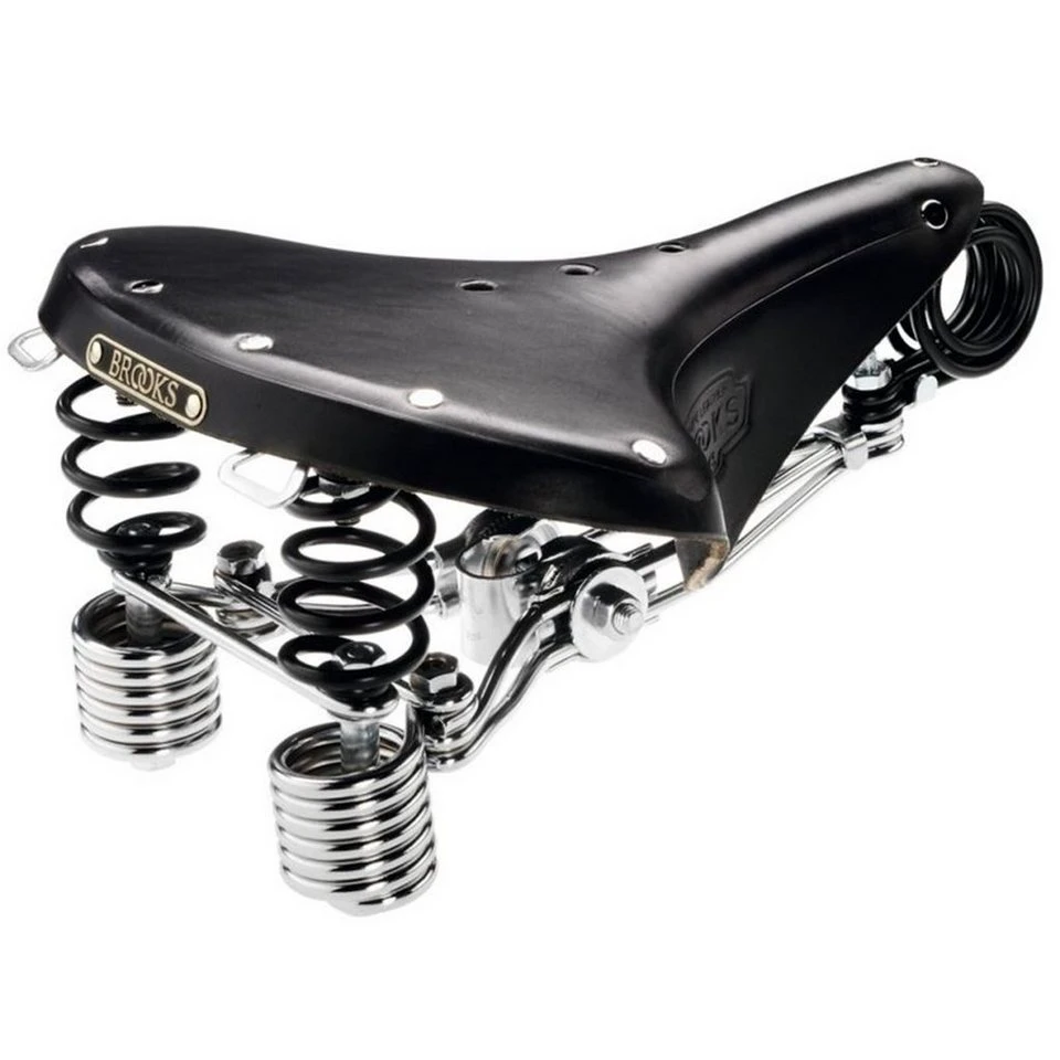 Brooks B190 Fahrradsattel Heavy Duty mit Loop-Feder und Z&amp;D-Federn