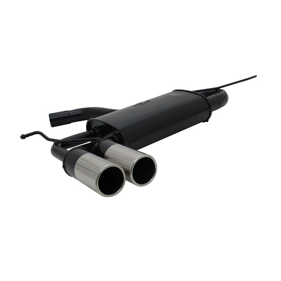 OMAC Novus Sportendschalldämpfer Audi A3 8P Seat Leon 1P 2x76mm Edelstahl EG-Genehmigung