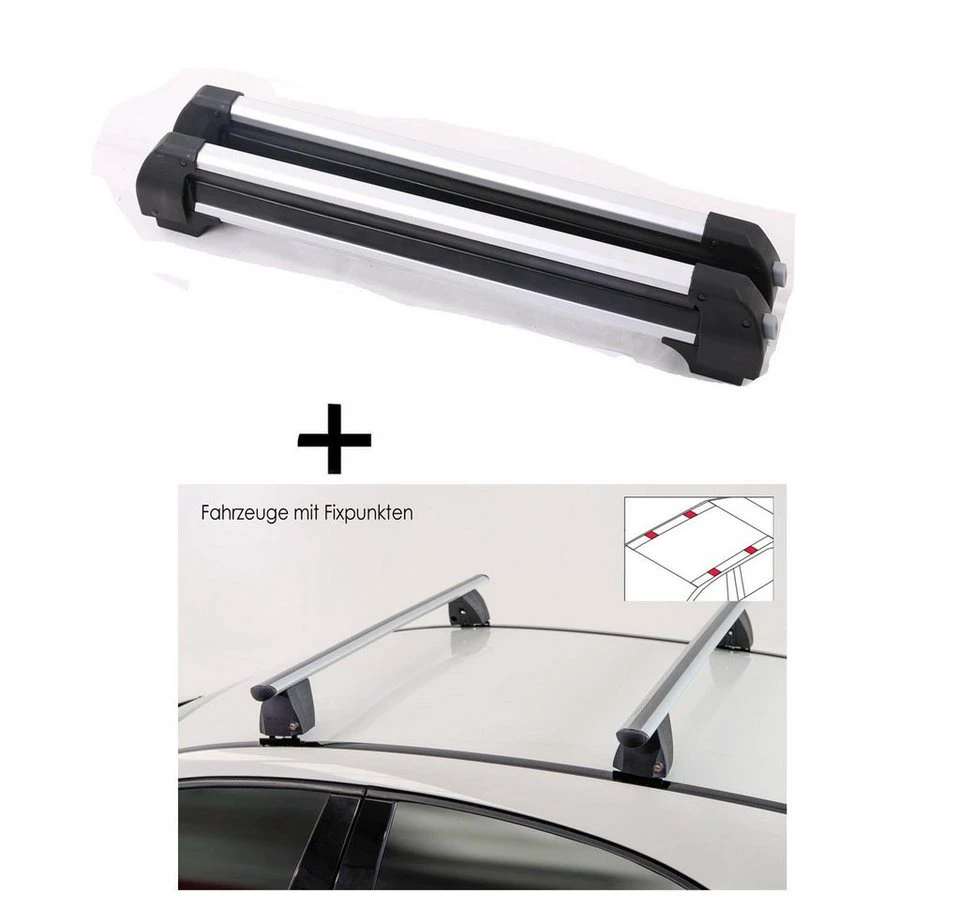 VDP Skiträger VDP-S6 mit Dachträgern für Ford Connect I Transit 2002-2013