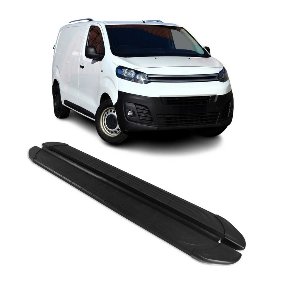 OMAC Trittbretter für Citroen Jumpy 2016-2025 L2 L3 Aluminium 2-tlg.