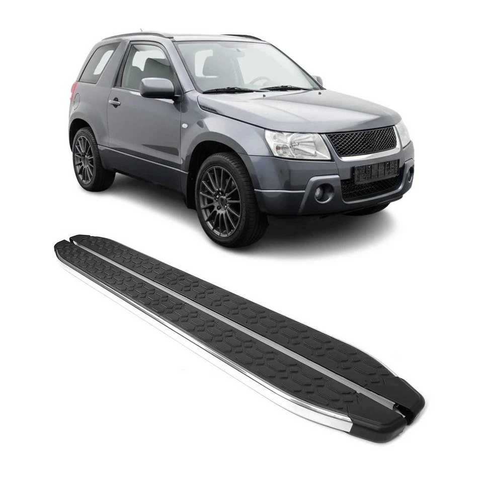 OMAC Trittbretter Suzuki Grand Vitara 2005-2015 3tür Stahl 2-tlg.