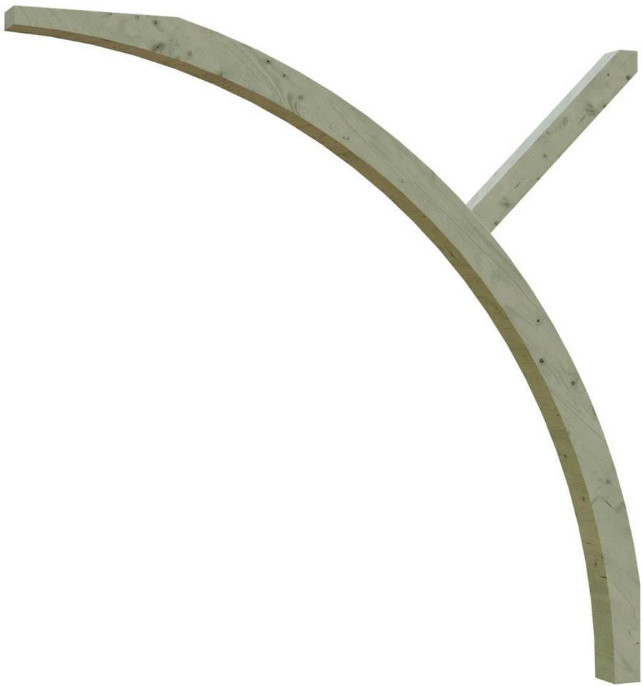 Skanholz Carport-Stützelement Einfahrtsbogen pro Pfostenreihe 11,5 x 12 cm