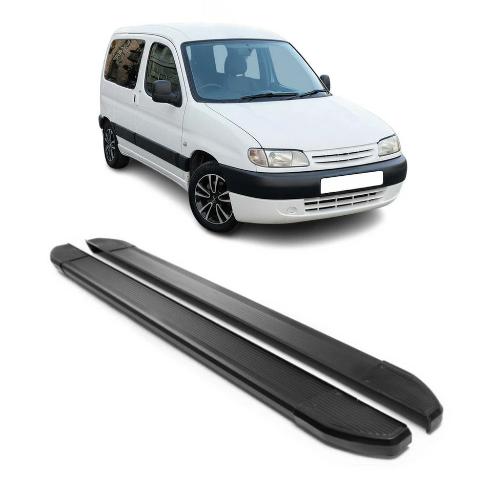 OMAC Trittbretter Citroen Berlingo L1 1996-2008 Aluminium 2-teilig rutschfest