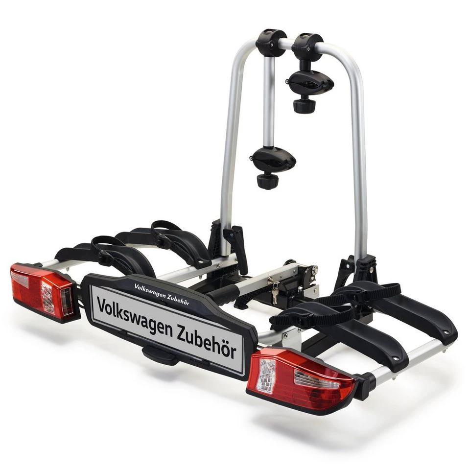 Volkswagen Kupplungsfahrradträger Basic Flex 2 Fahrräder 60 kg Diebstahlschutz