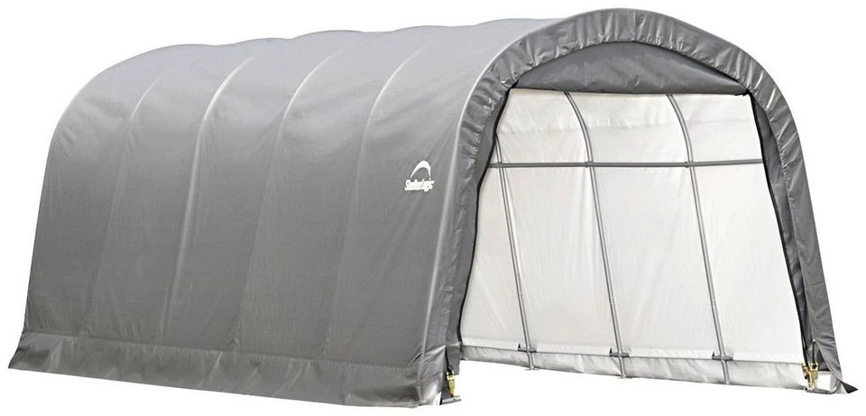 ShelterLogic Garage Foliengarage 22,57 m² Stahlgestell mit Polyethylen-Plane