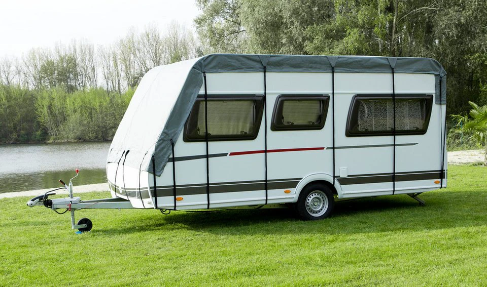 Cartrend Dachschutzplane 5,0 x 3 m für Wohnwagen und Reisemobil