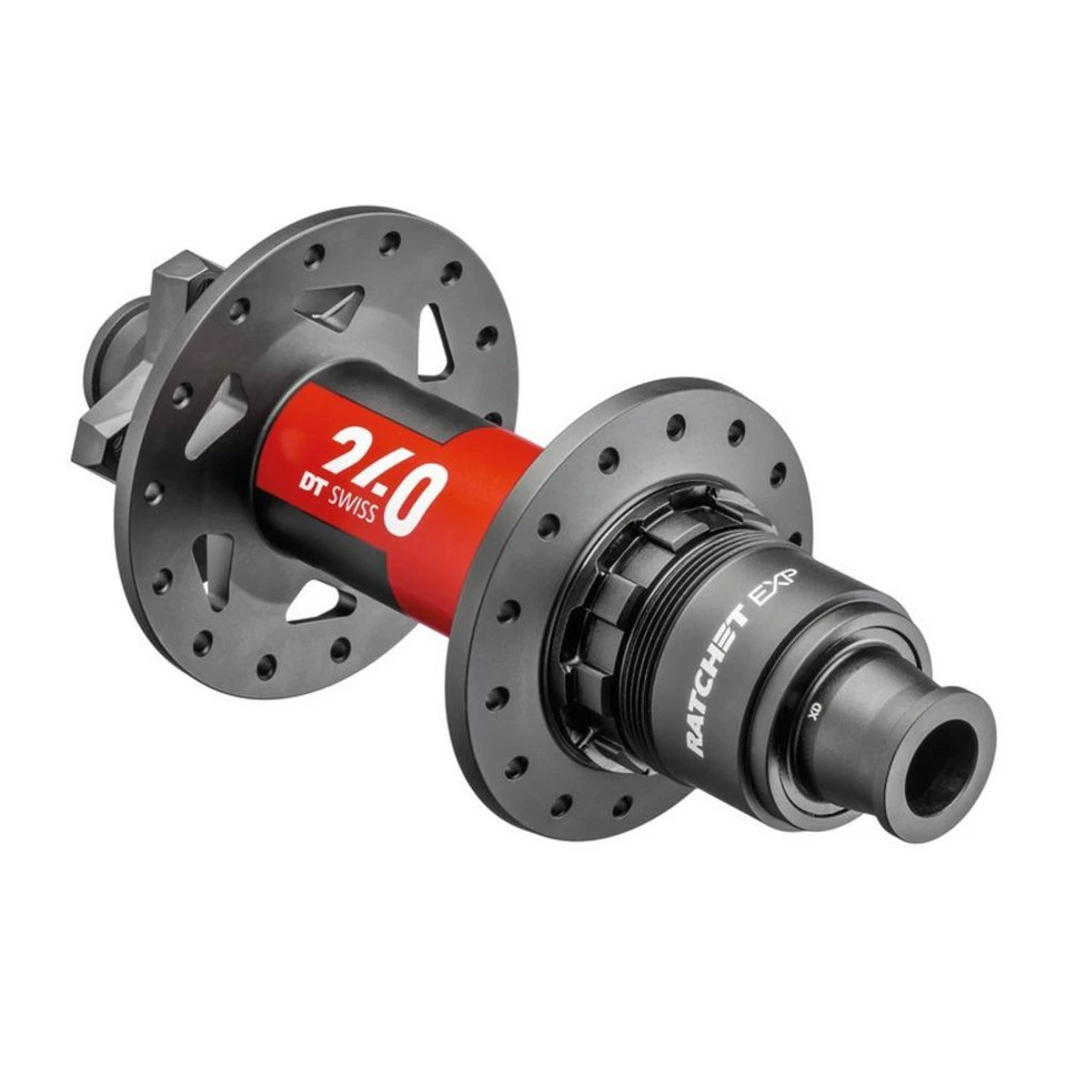 DT Swiss Hinterradnabe 240 MTB Disc Brake 142mm/12mm TA, 28 L. IS 6-bolt, Sram XD, schwarz