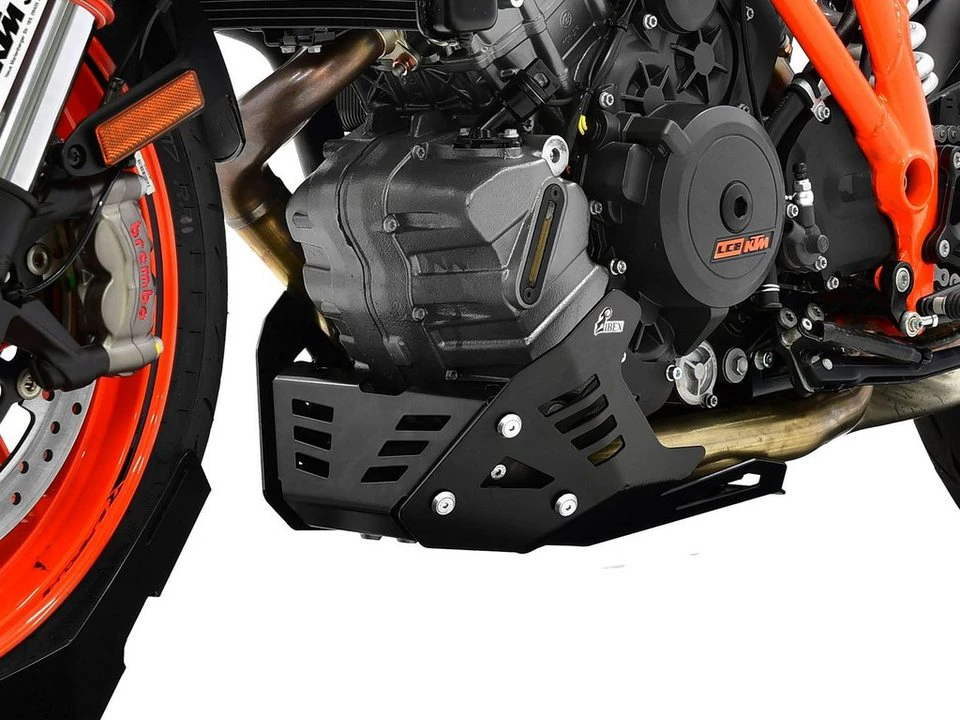 ZIEGER Motorschutz KTM 1290 Super Duke R GT schwarz Aluminium 3 mm