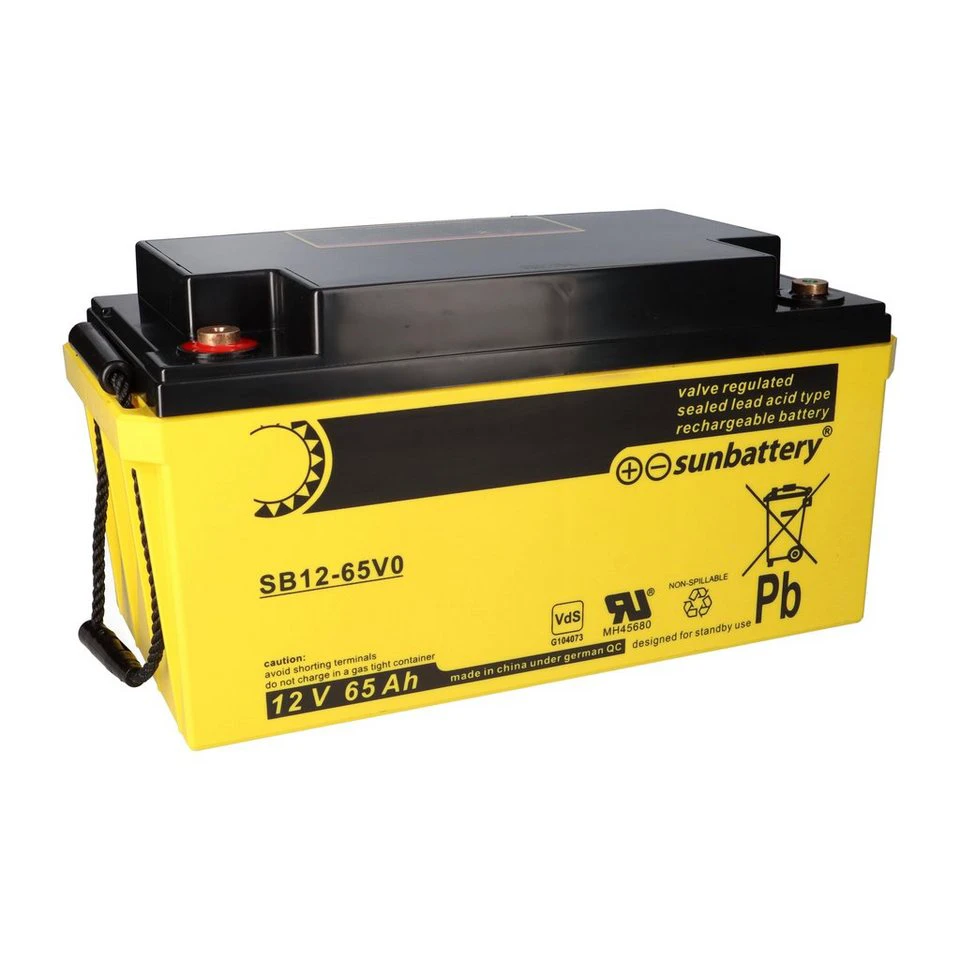 SUN Battery SB12-65V0 AGM Akku 12V 65Ah SSB SBLV65-12i
