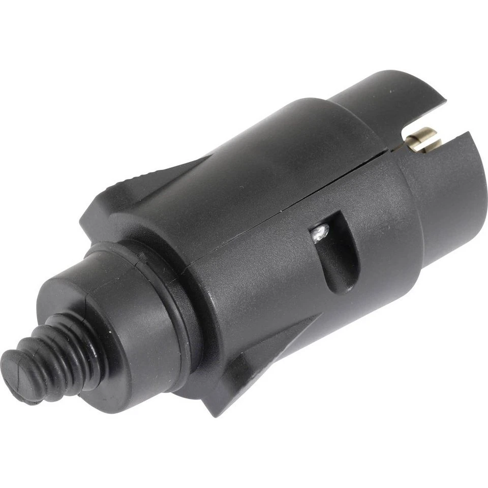 Dino Anhängerstecker DINO 130077 7polig ABS-Kunststoff ISO 1724 12 Volt
