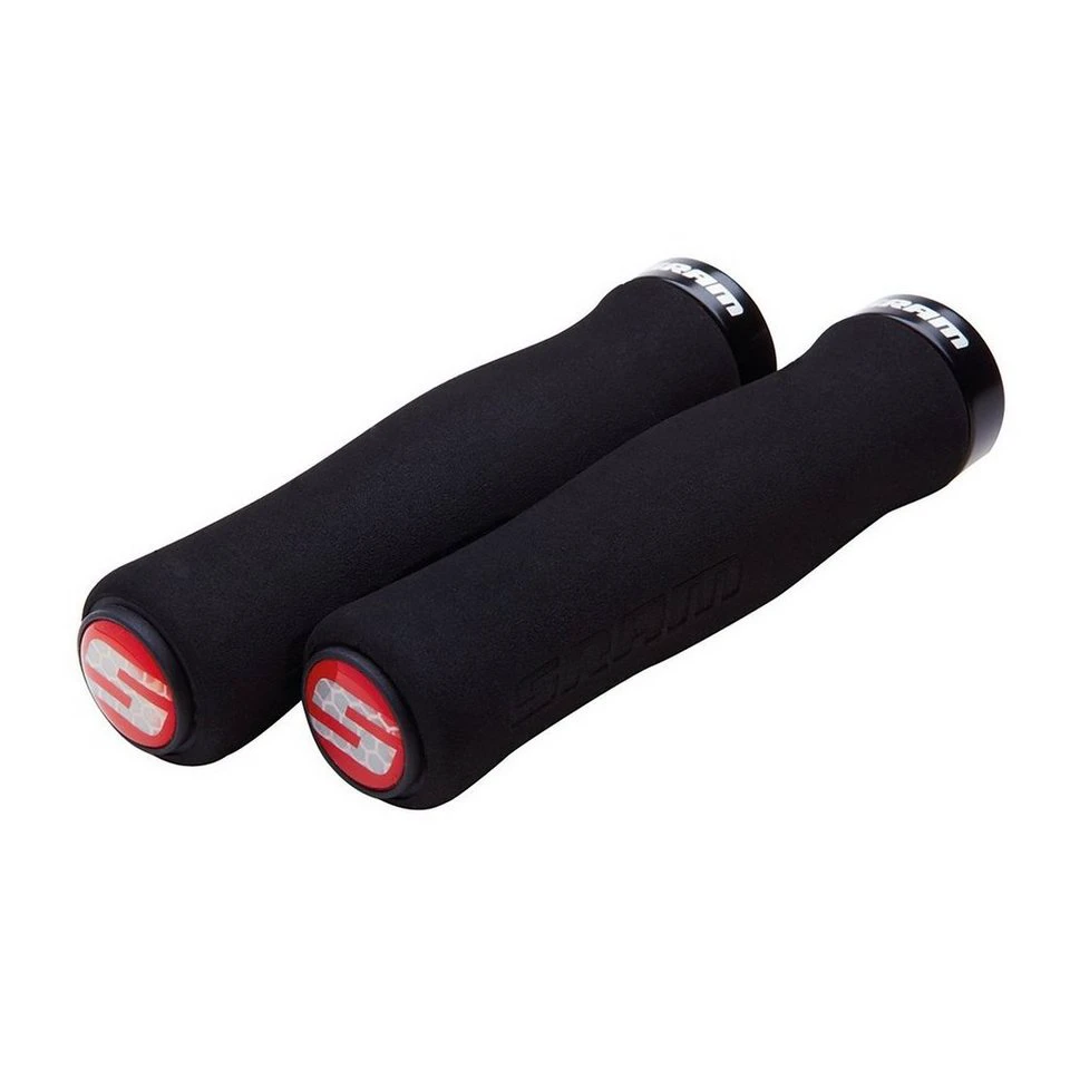SRAM Fahrradlenkergriff Ergo-Schraubgriffe Schaumstoff 129 mm Single Clamp