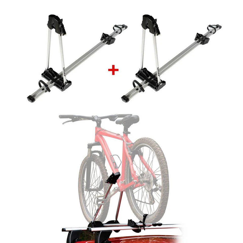 OMAC Dachfahrradträger M-Style bis 25 kg für EBike FatBike 2 SET 2-tlg ABE