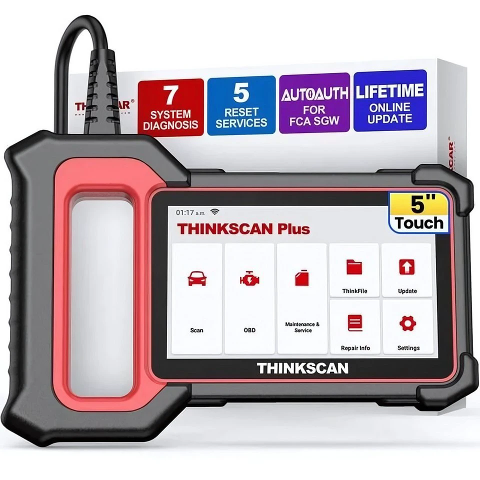 Thinkcar Thinkscan Kfz-Diagnosegerät OBD2 Scanner 5 Systeme 28 Wartungs-Resets