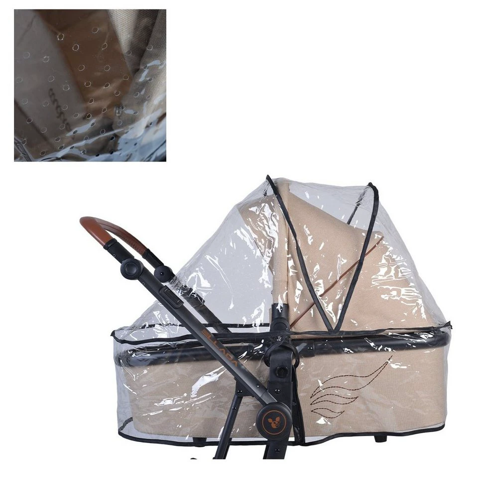 Cangaroo Kinderwagen-Regenschutzhülle für Babywanne universal mit guter Belüftung