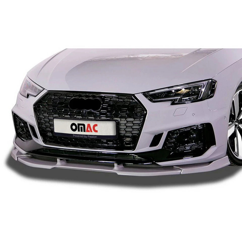 OMAC Vario-X Frontspoiler für Audi A8 4N 2018-2025 Schwarz ABS