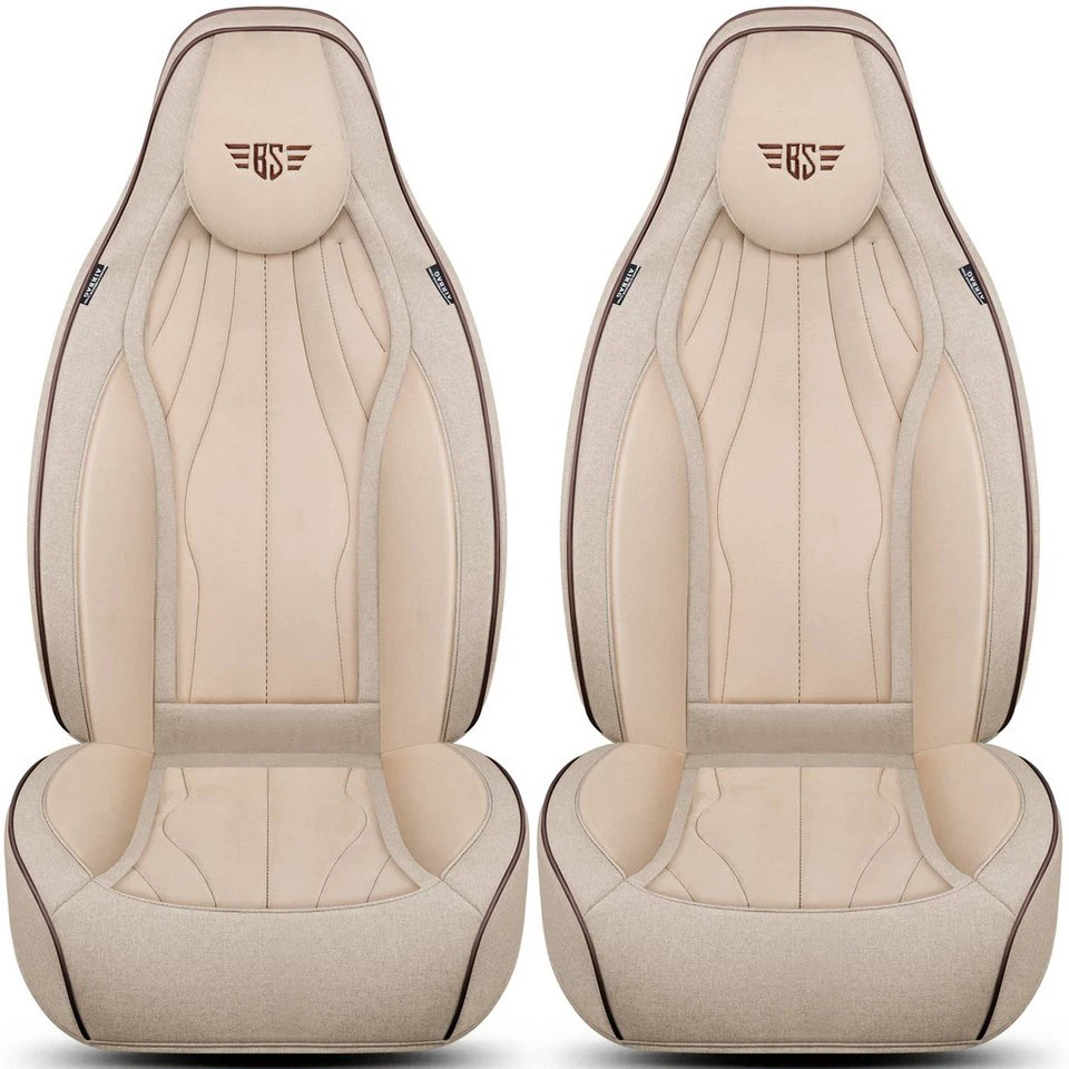 BREMER SITZBEZÜGE Autositzbezug Adria Twin Club Maxivan (LT3) Set 2-tlg. Beige Fahrer Beifahrer
