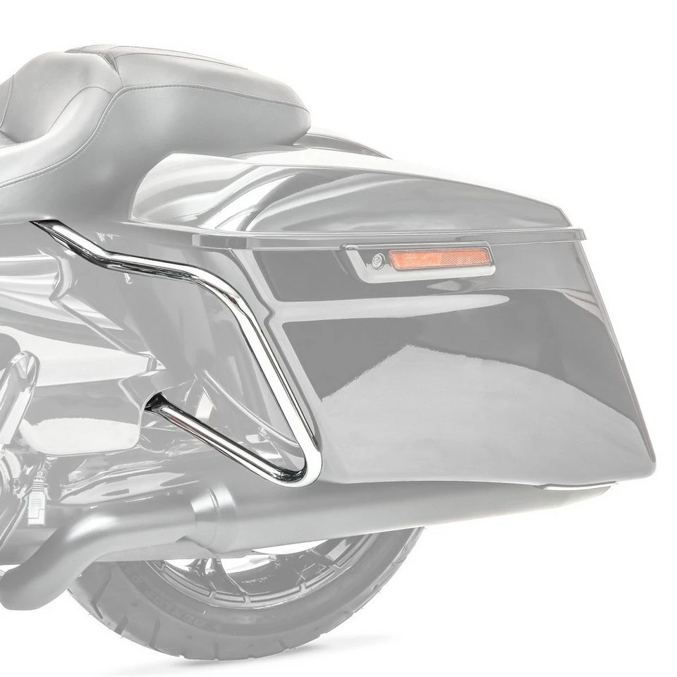 Craftride Gepäck-Halterung Kofferträger Harley Davidson Touring 14-25 Schutzbügel chrom