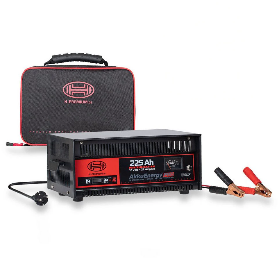 HEYNER AkkuEnergy PRO Batterieladegerät 12 V 22 A Starthilfefunktion 30-225 Ah