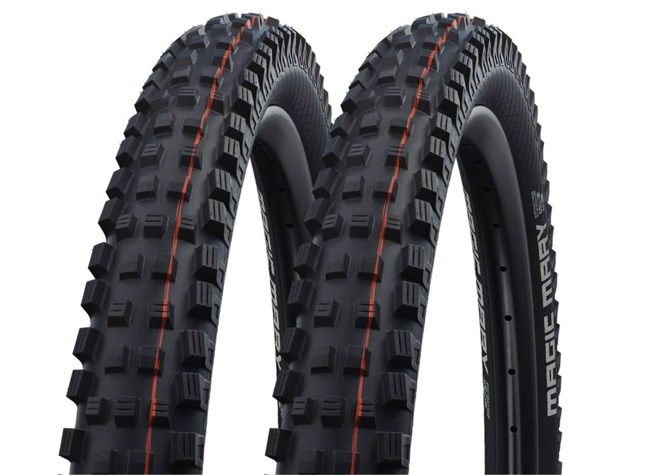 Schwalbe Magic Mary Fahrradreifen 2 Stück 65-622 SuperTrail Addix Soft Faltreifen 29x2.60