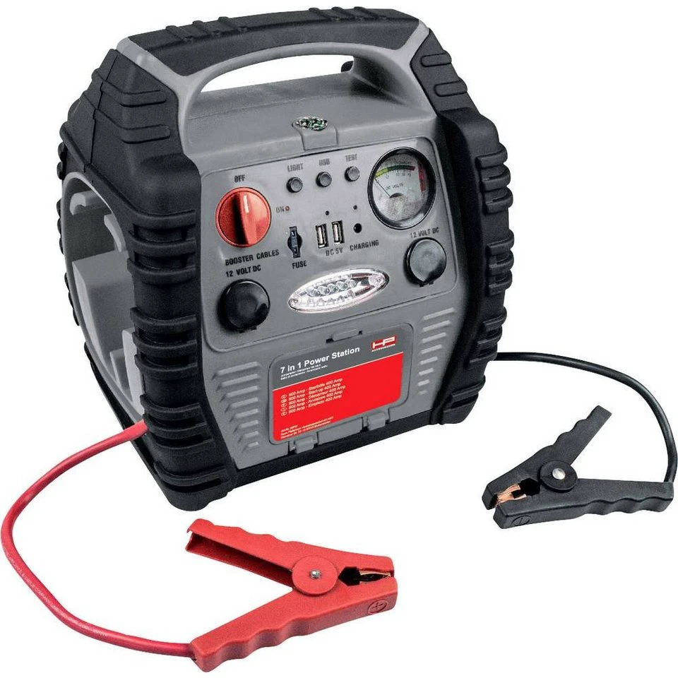 HP-AUTOZUBEHÖR Schnellstartsystem 20717 7 in1 Power Pack 900A 12 V-Ausgang 2x