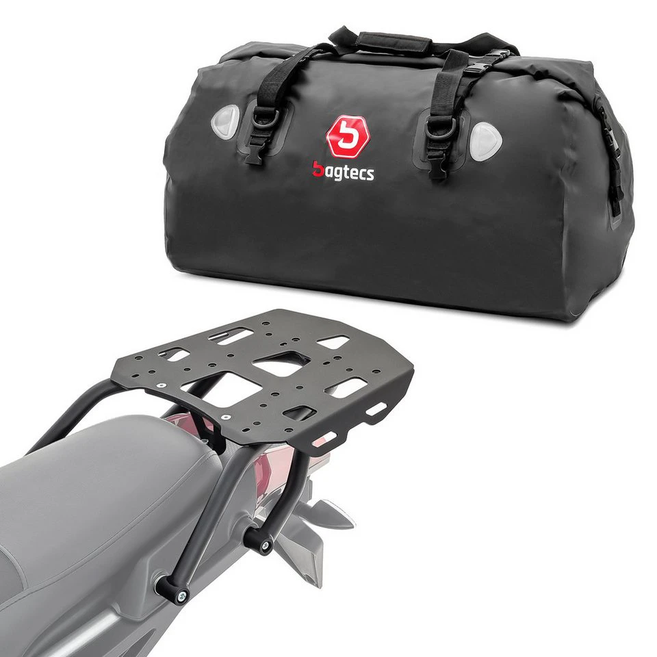 Bagtecs Topcase Set Gepäckbrücke Hecktasche Aprilia Tuareg 22-25 XF80
