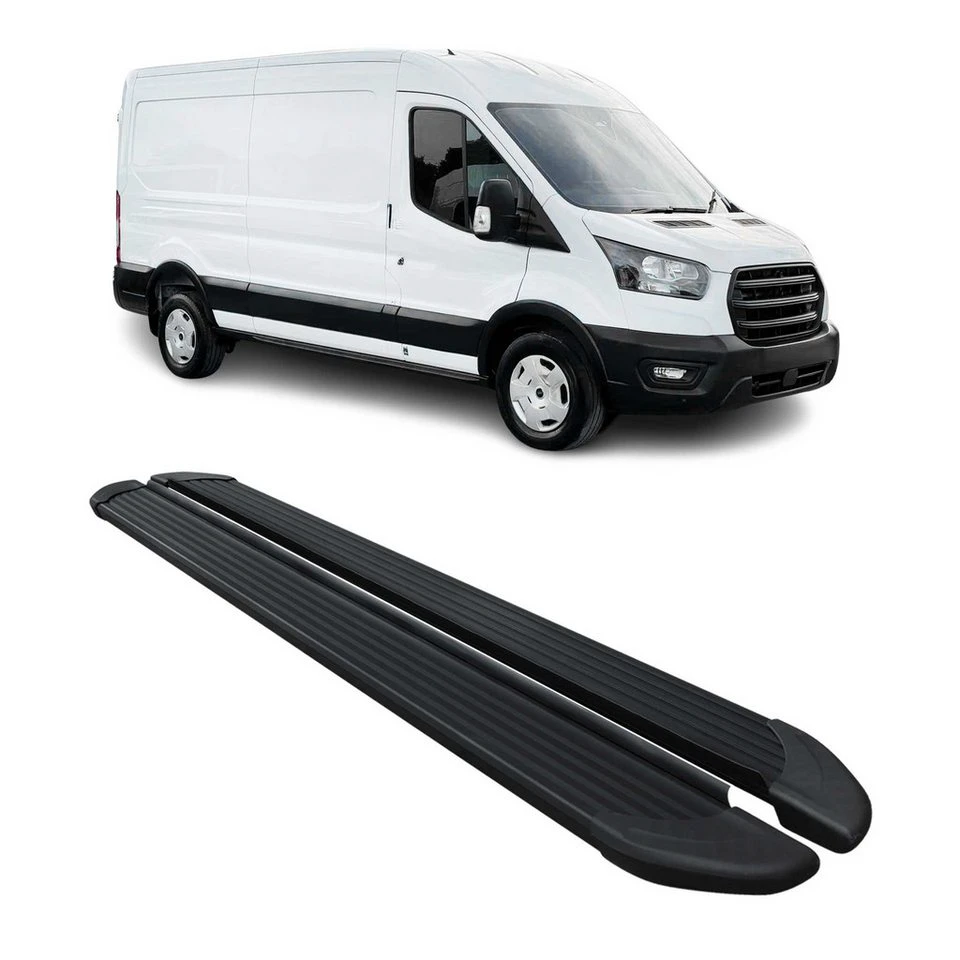 OMAC Trittbretter Ford Transit 2014-2025 L3 Aluminium 2x