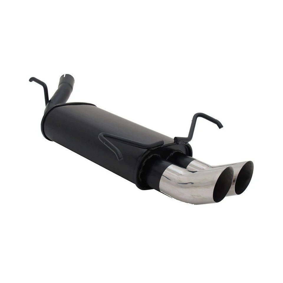 OMAC Novus Sportendschalldämpfer Opel Corsa C 2x76mm Edelstahl-Endrohr EG-Betriebserlaubnis