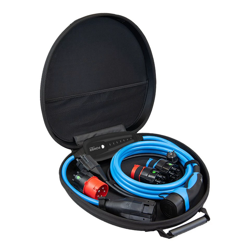 NRGkick MOON Power Power2Go mobile Wallbox 32A 22kW 3-phasig Set 4 Adapter