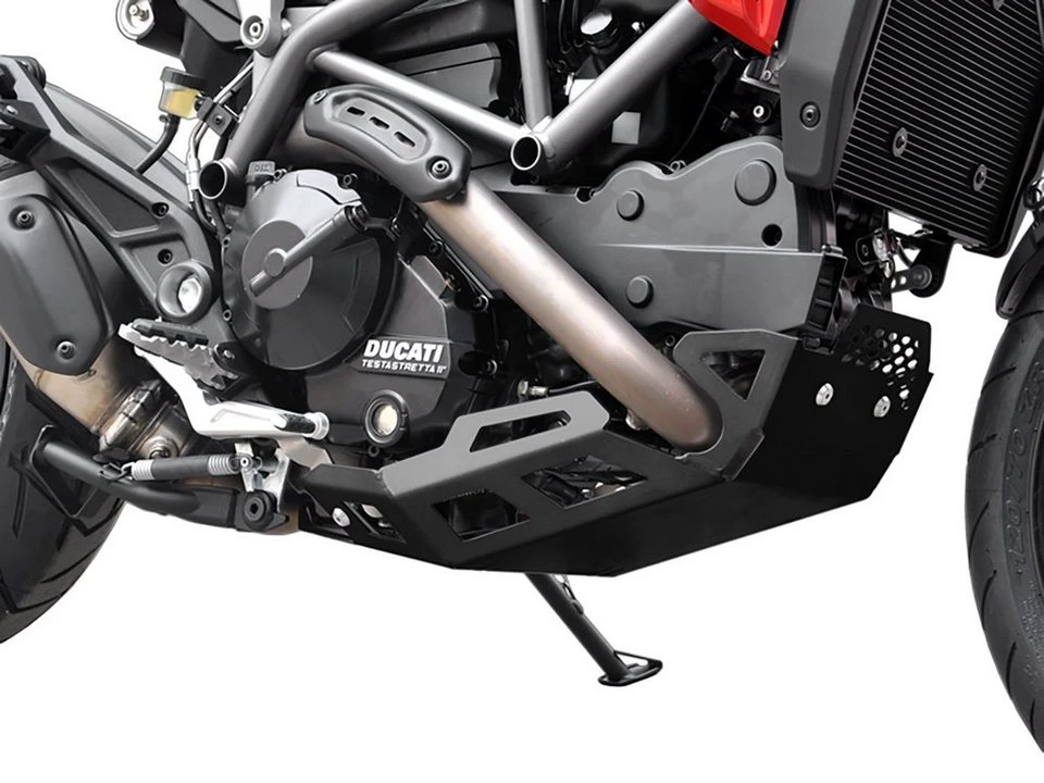 ZIEGER Motorschutz Ducati Hypermotard 821 schwarz Unterfahrschutz Skid Plate