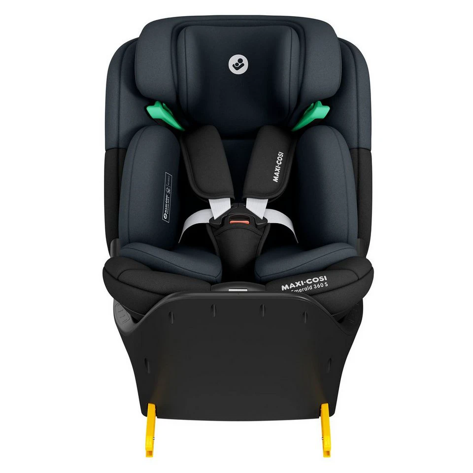 Maxi-Cosi Emerald S i-Size Autokindersitz Tonal Black Reboarder 40-150 cm Isofix-Basis