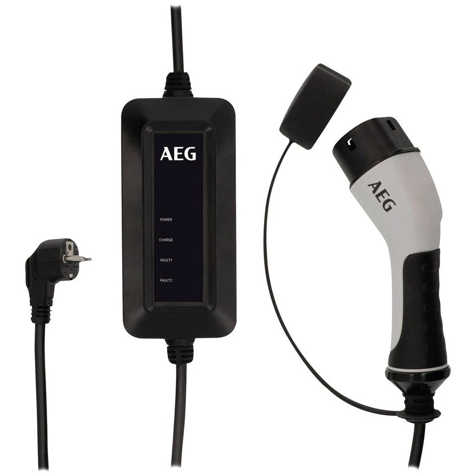 AEG Mobile Ladestation Typ 2 16 A 3,6 kW mit Steuerbox