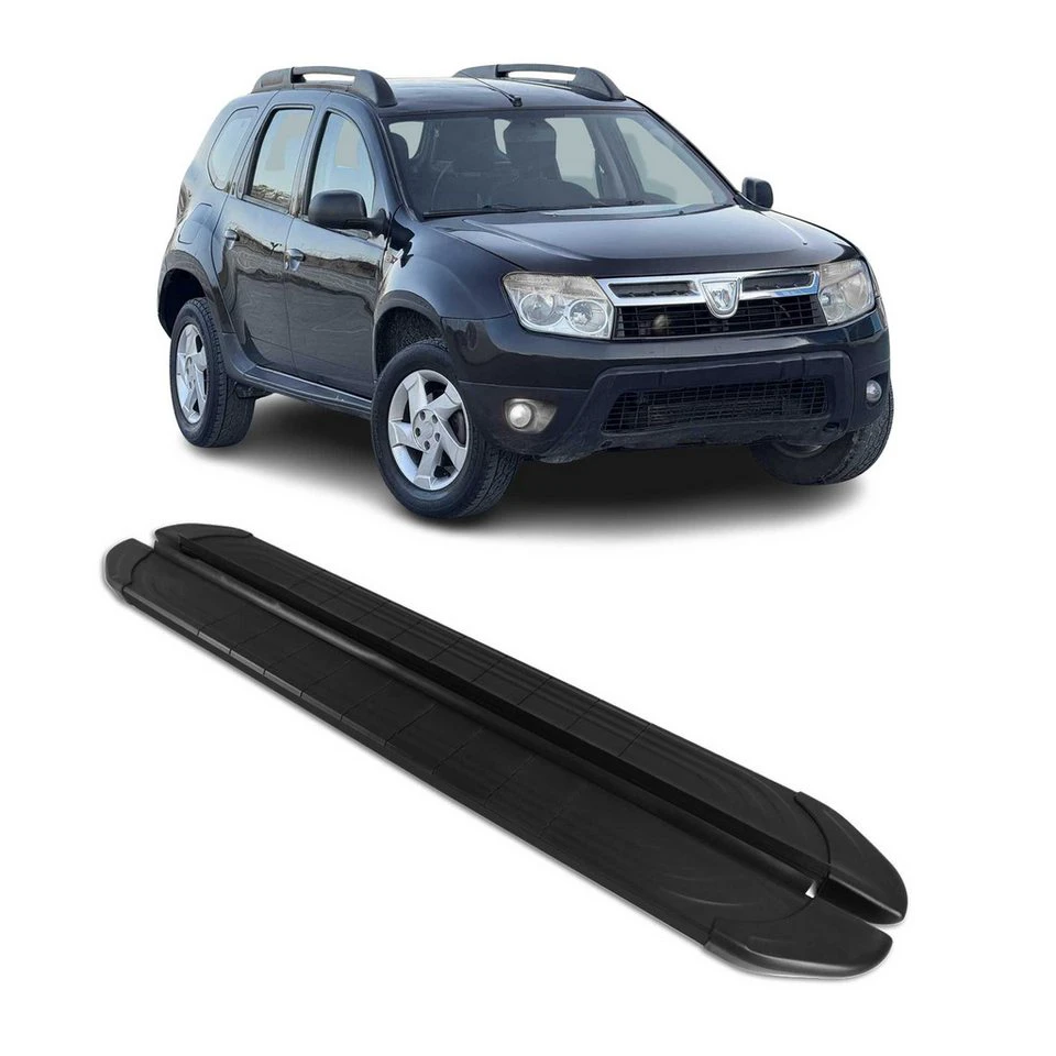 OMAC Trittbretter Dacia Duster 2010-2018 Aluminium 2tlg. rutschfest