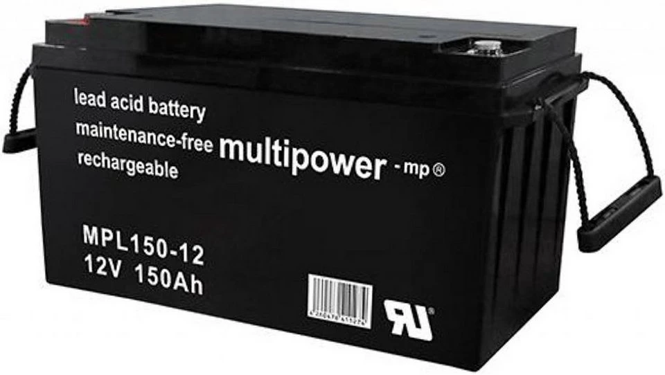 Multipower Blei-Akku MPL150-12 Pb Batterie 12V 150Ah