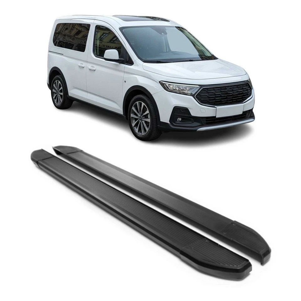 OMAC Trittbretter Ford Tourneo Connect 2019-2021 L1 2 tlg Aluminium ABS