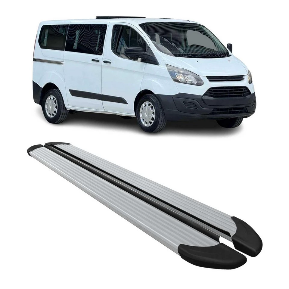 OMAC Trittbretter Ford Transit Custom 2012-2020 L1 Aluminium 2-tlg.