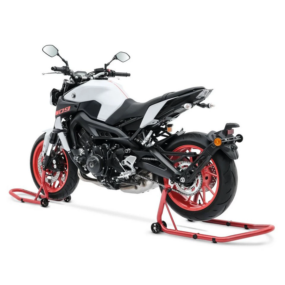 ConStands Motorrad Montageständer Set FR vorne hinten Rot