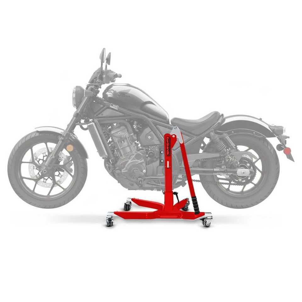 ConStands CS Power Classic-Zentralständer Motorradheber Honda Rebel 1100 21-25 Rot