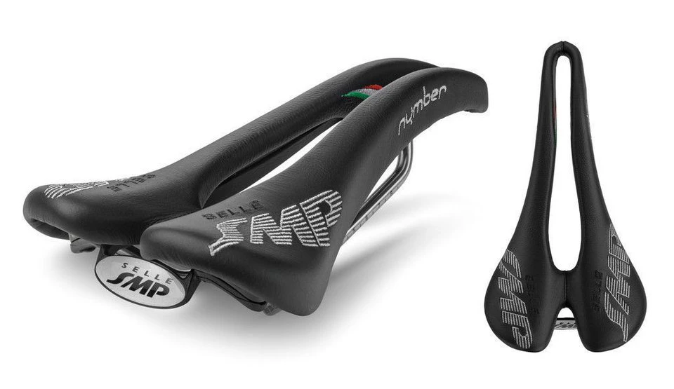 Selle SMP Nymber Fahrradsattel Rennrad-Sattel mit Echtleder und leichter Polsterung