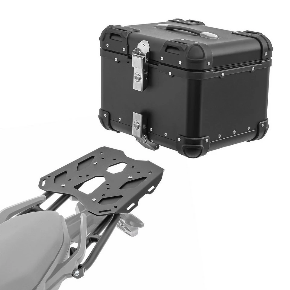Bagtecs Topcase Set XS45 mit Gepäckbrücke BMW F 900 XR 20-25 schwarz