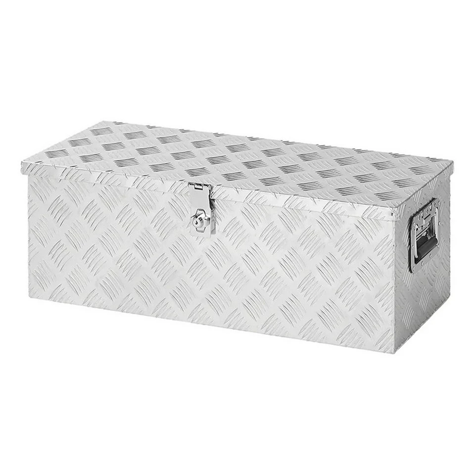 APT Alubox für PKW-Anhänger Werkzeugbox Aluminium 76 x 32 x 27 cm