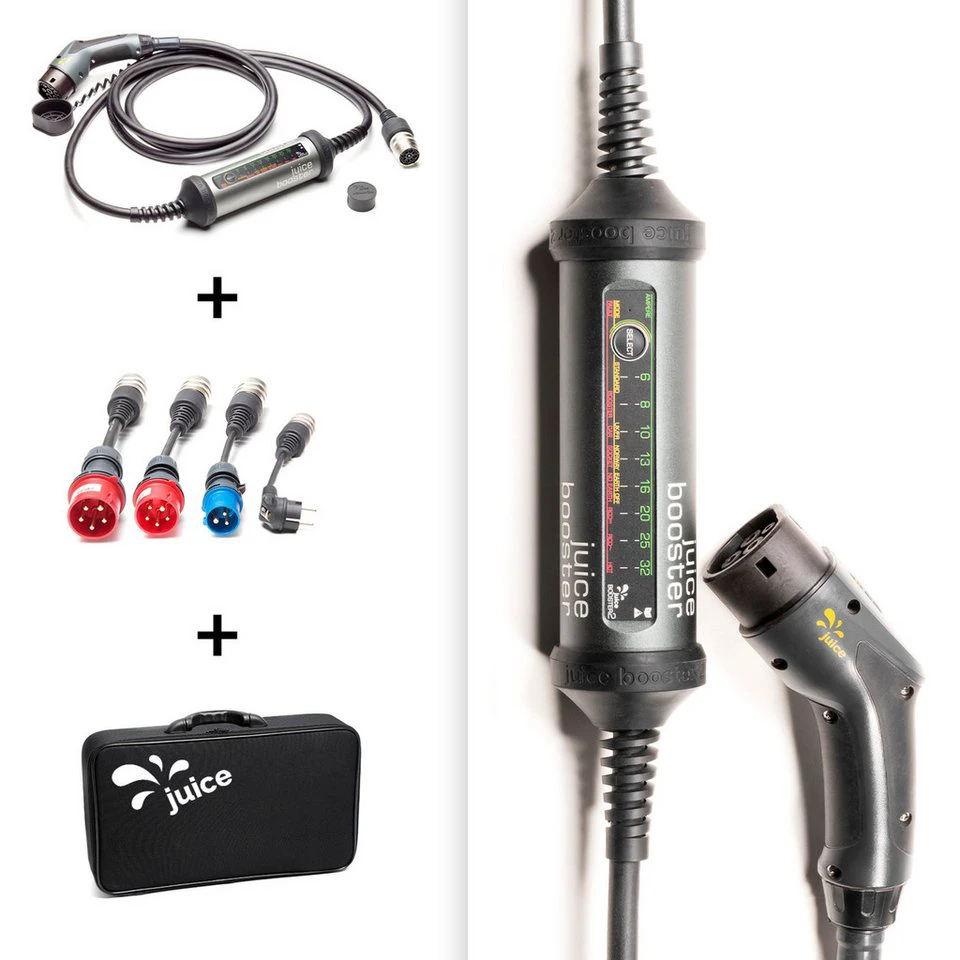 Juice Technology JUICE BOOSTER 2 German Traveller 1,4-22 kW 3,1 Meter Kabel