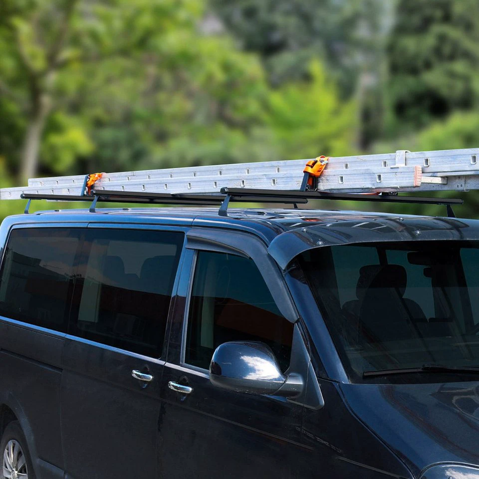 OMAC Dachträger 3x Leiterhalter Set VW T5 Transporter Caravelle 2003-2015 Aluminium