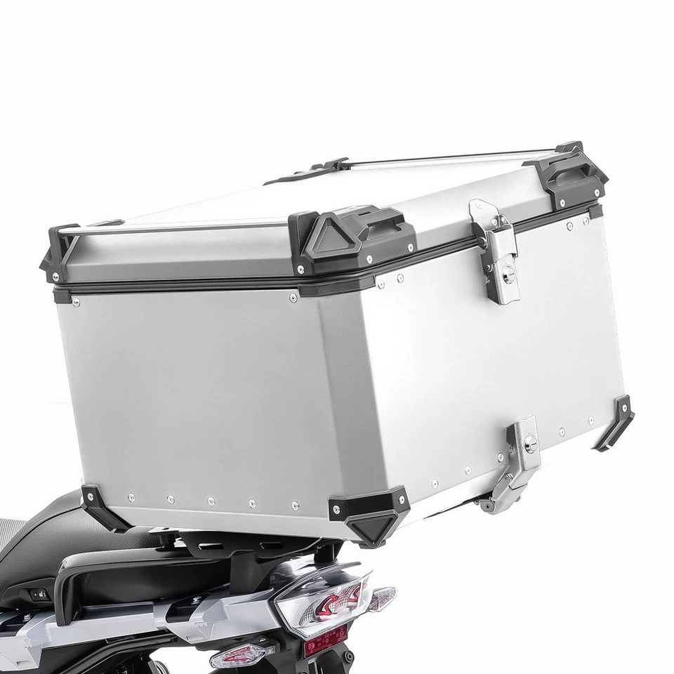 Bagtecs Topcase XB100 Aluminium 100 Liter silber Motorrad