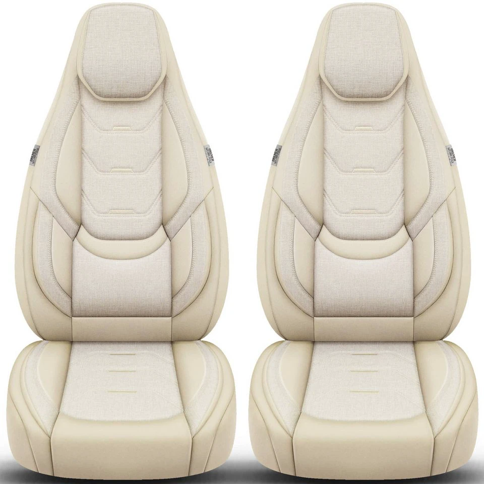 BREMER SITZBEZÜGE Autositzbezug Adria Coral XL Axess Plus H5 Beige Fahrer Beifahrer