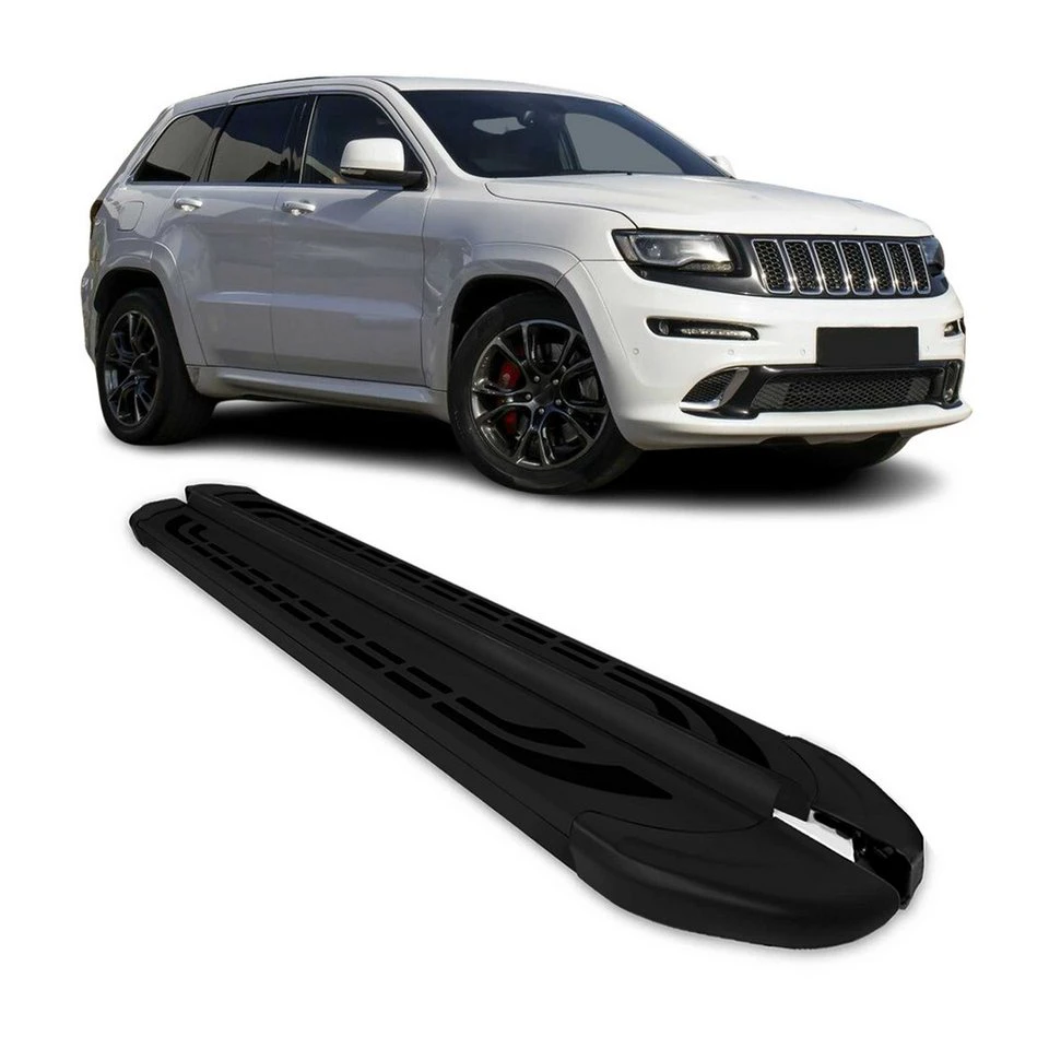 OMAC Trittbretter 2011-2021 Jeep Grand Cherokee Aluminium 2-tlg. rutschfest